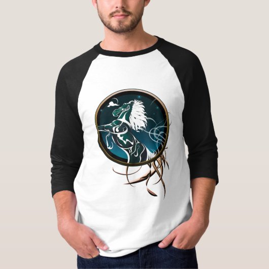 Horse Spirit BLACK HOLE SUN T-shirt (Voorkant)