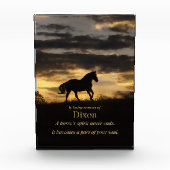 Horse Spirit Memorial Fotoblokken (Voorkant)