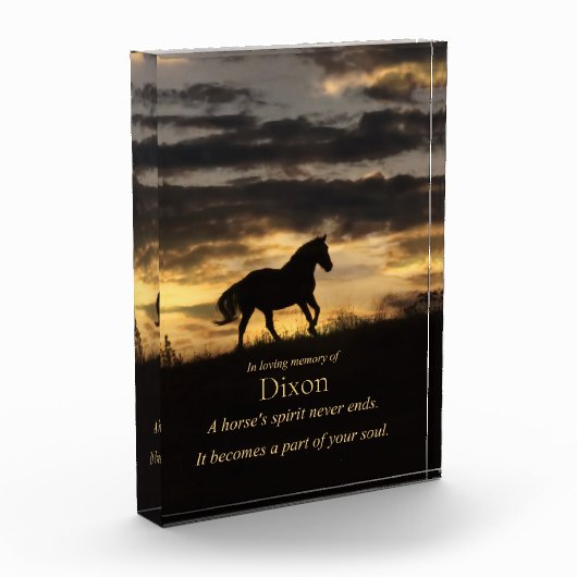 Horse Spirit Memorial Fotoblokken (Links)