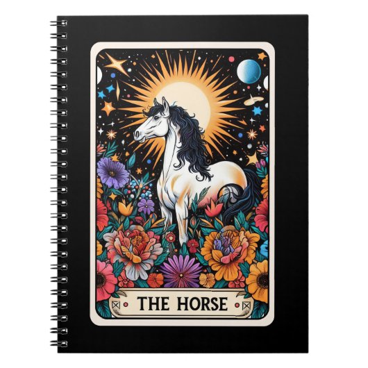 Horse Spirit Tarot Kaart Notitieboek (Voorkant)