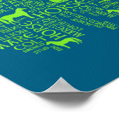 Horse St. Patrick's Day Iri-shirt - Clover Tee  Poster (Hoek)