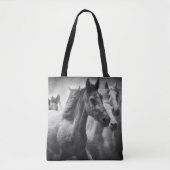 Horse Stampede Canvas tas (Voorkant)