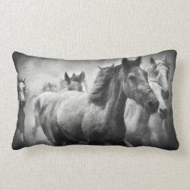Horse Stampede Lumbar Pillow Kussen