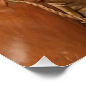 Horse Statue en Decor in Mexicaans restaurant Poster (Hoek)