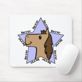 Horse ster muismat (Met muis)