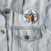 Horse ster ronde button 5,7 cm (In situ)