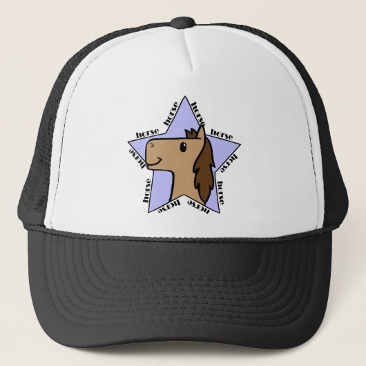 Horse ster trucker pet (Voorkant)