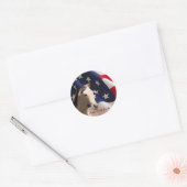 Horse Sticker Amerikaanse vlag (Envelop)