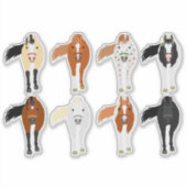 horse sticker set (Voorkant)