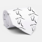 horse stropdas (Opgerold)