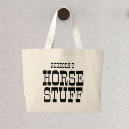 Horse Stuff | Douanenaam Equestrian Barn Grote Tote Bag