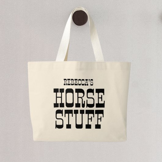 Horse Stuff | Douanenaam Equestrian Barn Grote Tote Bag