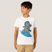 Horse Surfer Water Sport T-shirt (Voorkant volledig)