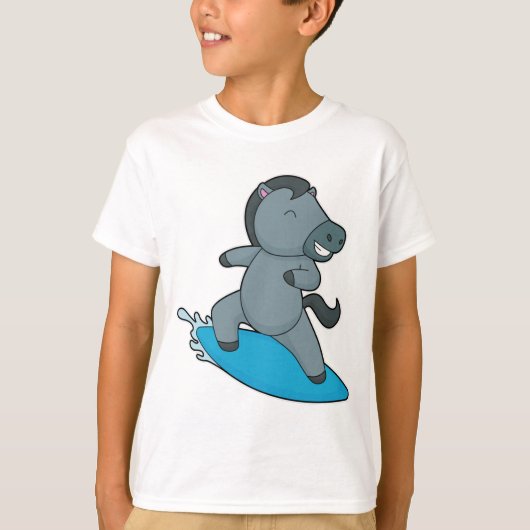 Horse Surfer Water Sport T-shirt (Voorkant)