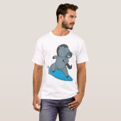 Horse Surfer Water Sport T-shirt (Voorkant volledig)
