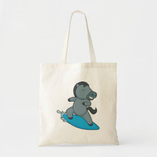 Horse Surfer Water Sport Tote Bag