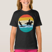 Horse Surfing Wakeboarding Water Skiing Zee Wave T-shirt (Voorkant)