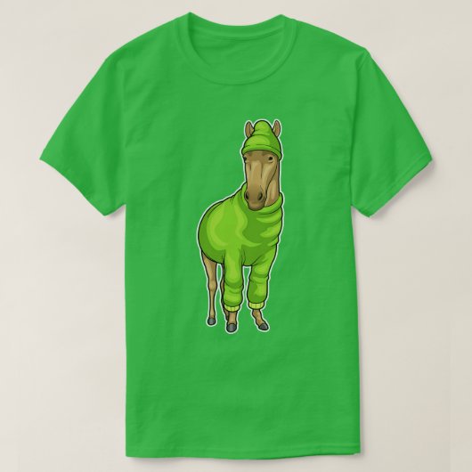 Horse Sweater Beanie T-shirt (Design voorkant)