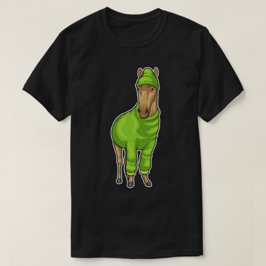 Horse Sweater Beanie T-shirt (Design voorkant)