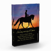 Horse Sympathy Memorial Spirituele dressuur Fotoblokken (Links)