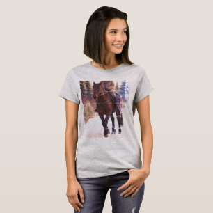 Horse T-Shirt (Afbeelding gemaakt door grok)