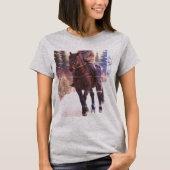 Horse T-Shirt (Afbeelding gemaakt door grok) (Voorkant)