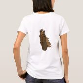 Horse T-Shirt voor vrouwen (Achterkant)