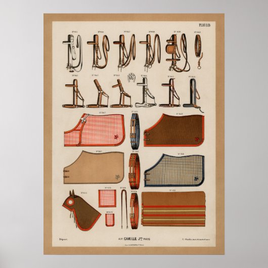 Horse Tack Poster (Voorkant)