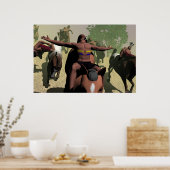 Horse Tamer Poster (Keuken)