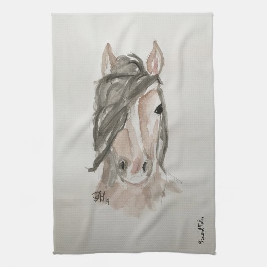 Horse Tea Towel/Kitchen Towel Theedoek (Verticaal)