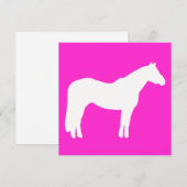 Horse Theme Event Bright and Colorful Simple (Voorkant / Achterkant)