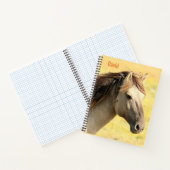 Horse Theme Notitieboek Gepersonaliseerde School (Binnen)