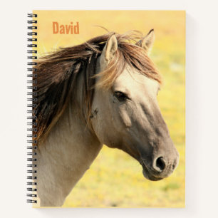 Horse Theme Notitieboek Gepersonaliseerde School