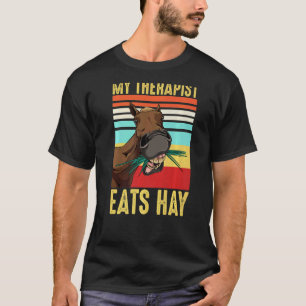 Horse Therapist Racing Ride Animal Horseback Veter T-shirt