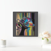 Horse Thief Vierkante Klok (Huis)