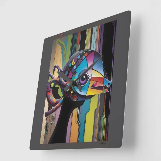 Horse Thief Vierkante Klok (Hoek)