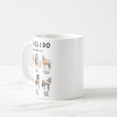 Horse Things I Do In My Leisure Time  Koffiemok (Voorkant links)