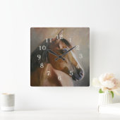 Horse Thormklock II Vierkante Klok (Huis)