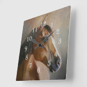 Horse Thormklock II Vierkante Klok (Hoek)