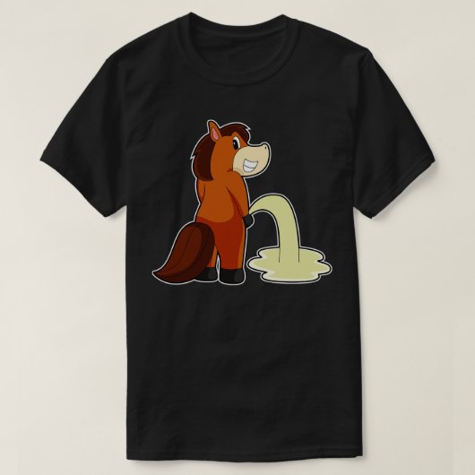 Horse Toilet T-shirt (Design voorkant)
