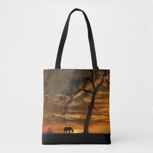 Horse Totebag Tote Bag (Voorkant)