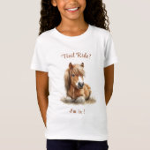 Horse Trail Ride T-shirt (Voorkant)