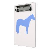 Horse Trainer Business Blue Simple and Modern Mini Klembord (Angled2)