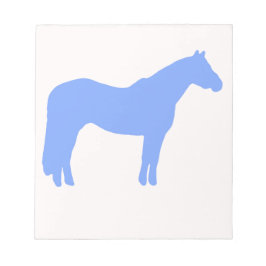Horse Trainer Business Blue Simple and Modern Notitieblok