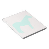 Horse Trainer Business Blue Simple and Modern Notitieblok (Schuin)