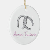 Horse Trainer Keramisch Ornament (Rechts)