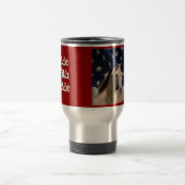 Horse Travel Mug American Flag Reisbeker (Center)