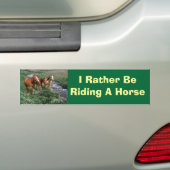 Horse Trio-Bumpersticker Bumpersticker (Op auto)