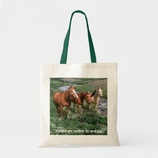 Horse Trio-Canvas tas