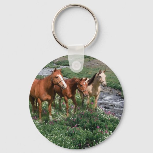 Horse Trio-Sleutelhanger Sleutelhanger (Voorkant)